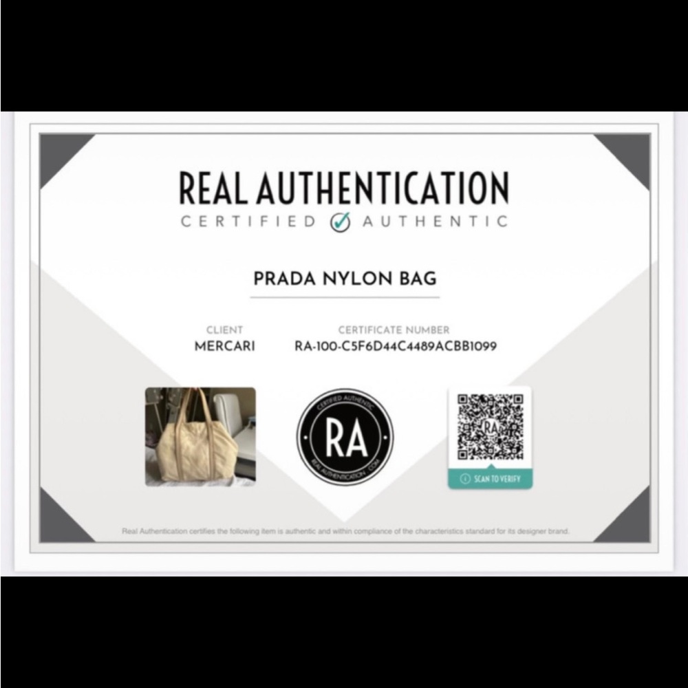 Prada Cream Tote Bag - Picture 4 of 4